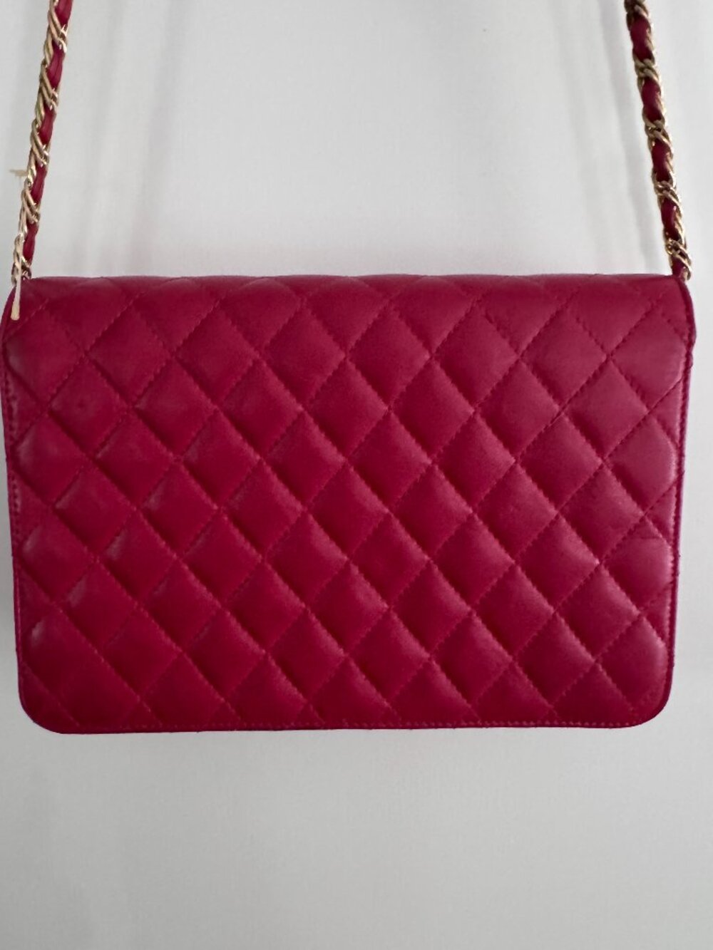 Jay Herbert of New York, Authentic Vintage Quilted Red Leather Handbag,New w/Tag - Picture 3 of 11
